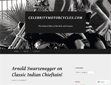 Tablet Screenshot of celebritymotorcycles.com